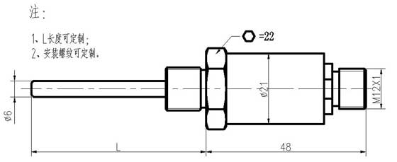 CWB120-M12型温度变送器